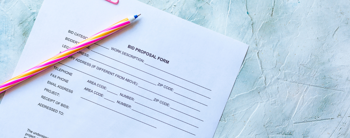 Featured image of Bids and Proposals
