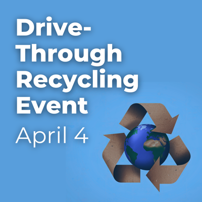 DGC Sprouts Drive Through Recycling Event - April 4